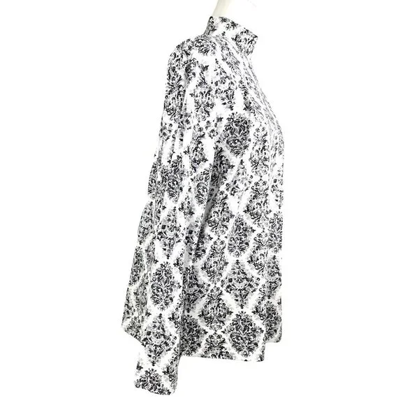 KAREN SCOTT Tops Long Sleeve Mock Neck Women's Sweaters Gray Plus Size 0X - Picture 3 of 10